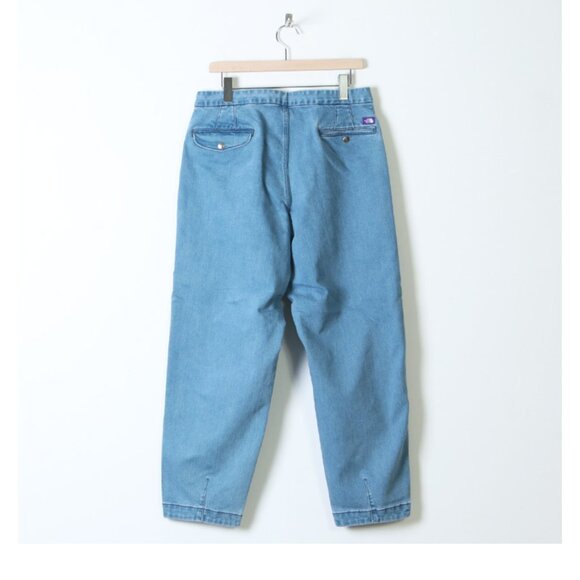 [NORTH FACE PURPLE LABEL] Webbing Belt Denim Wide Tapered Pants - Picture 2 of 9
